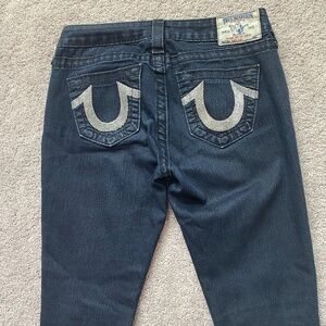 Dark Wash True Religeon Jeans